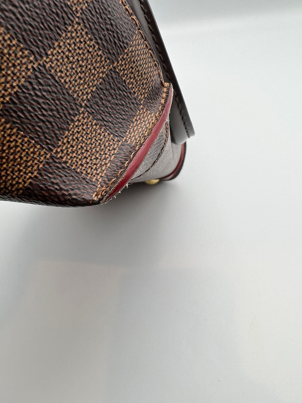 Thumbnail: Louis Vuitton Caissa Damier ebene red - small