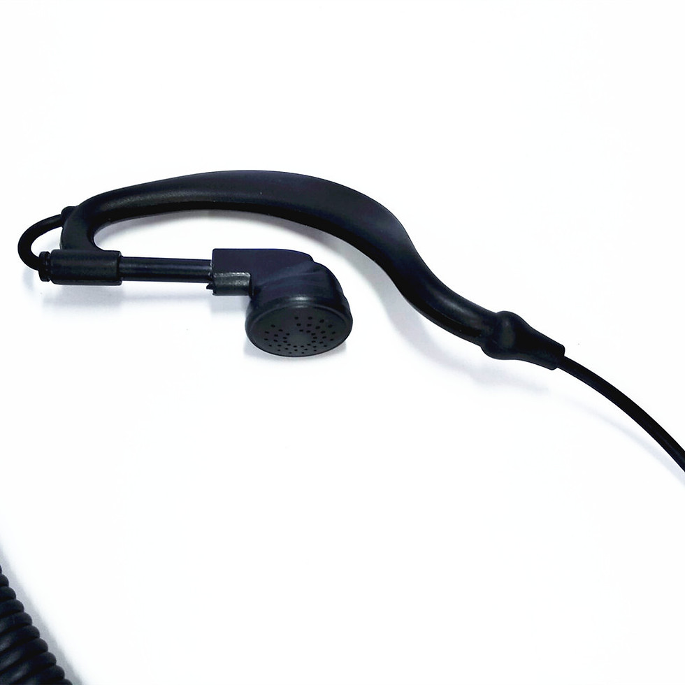 Miniatura: 3.5MM Single Ear Hook Wired Headset for Walkie-Talkies