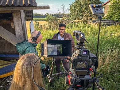 Camera DP Videographer interview and sound recordist