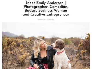Meet Emily Anderson | Photographer, Comedian, Badass Business Woman and Creative Entrepreneur