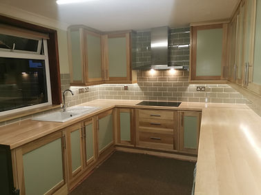 Handmade Tulip Wood kitchen renovations