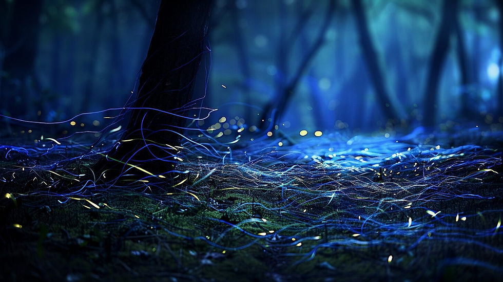 Blue Ghost Fireflies
