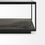 Thumbnail: Acid Wash Metal Coffee Table W/ Glass Top