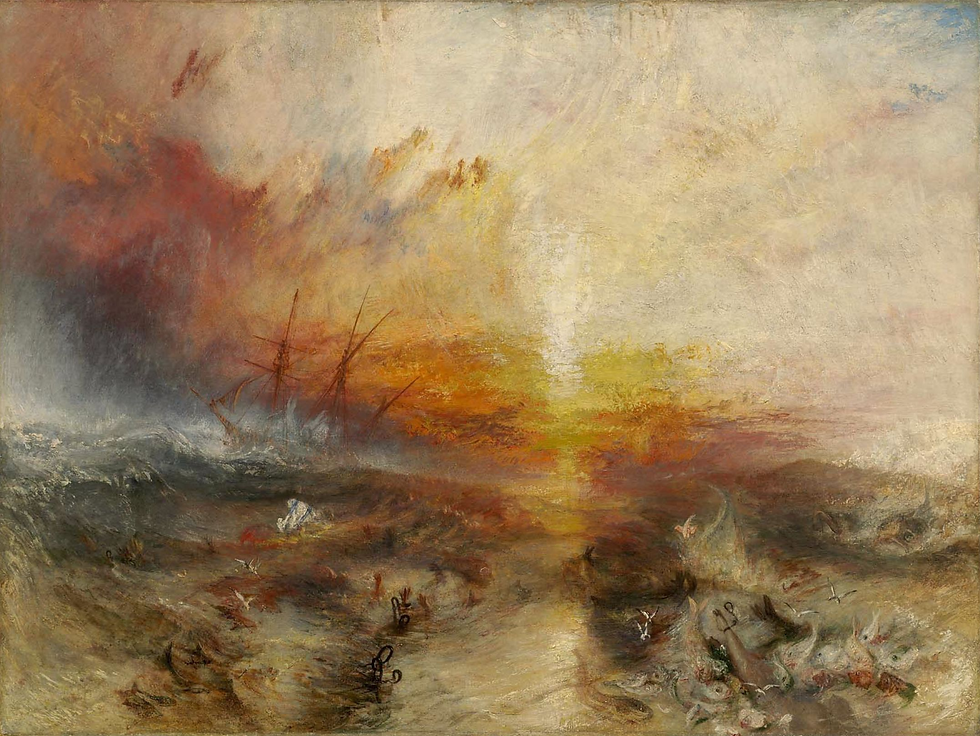 Slave Ship, 1840s, Romanticism, oil on canva