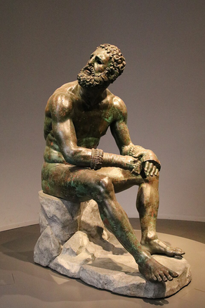 Seated Boxer