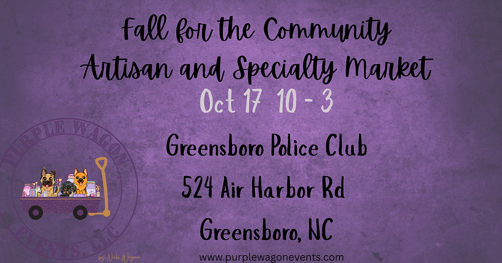 Fall for the Community: Artisan and Specialty Market