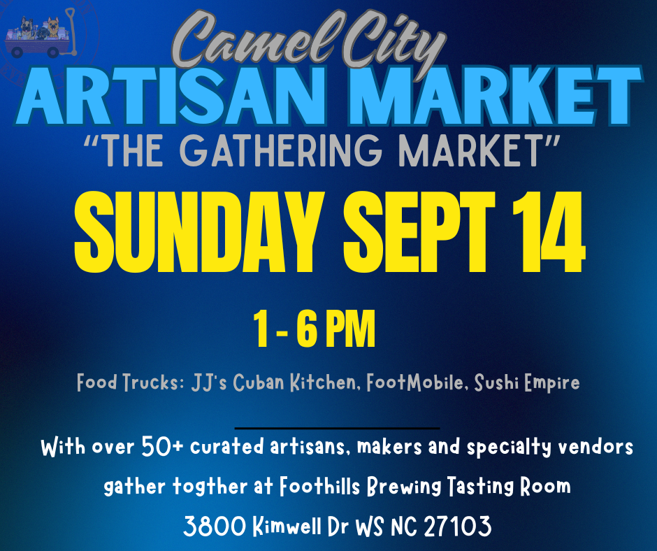 Camel City Artisan Market at Foothills Brewry Tasting Room