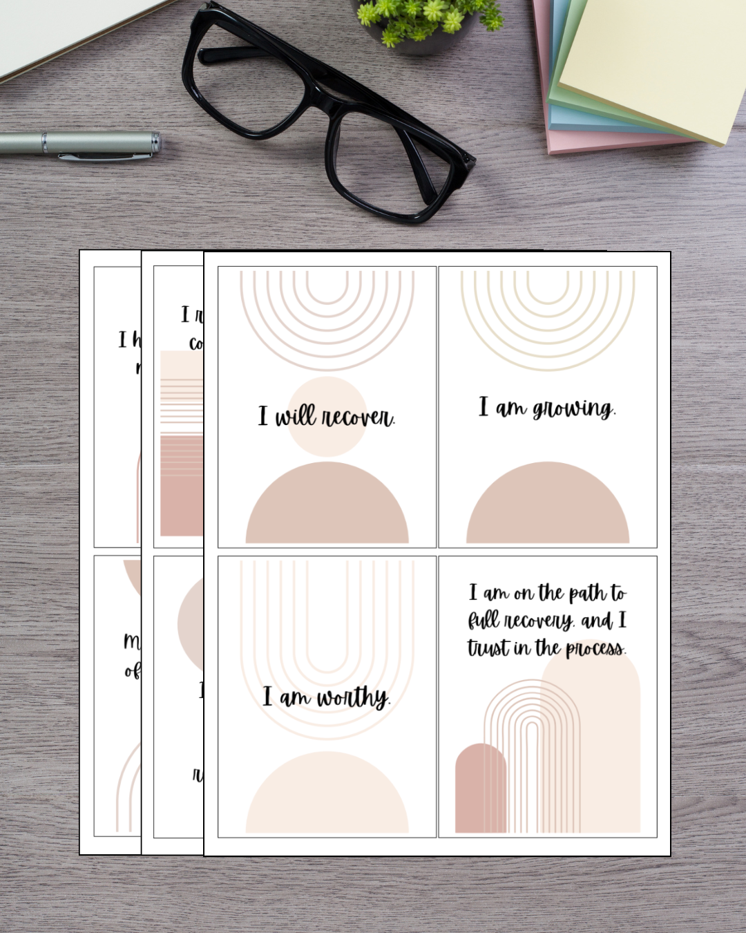 Eating Disorder Affirmation Cards