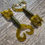 Thumbnail: 4” DOUBLE TAIL GRUBS - GREEN PUMPKIN/BLACK FLAKE