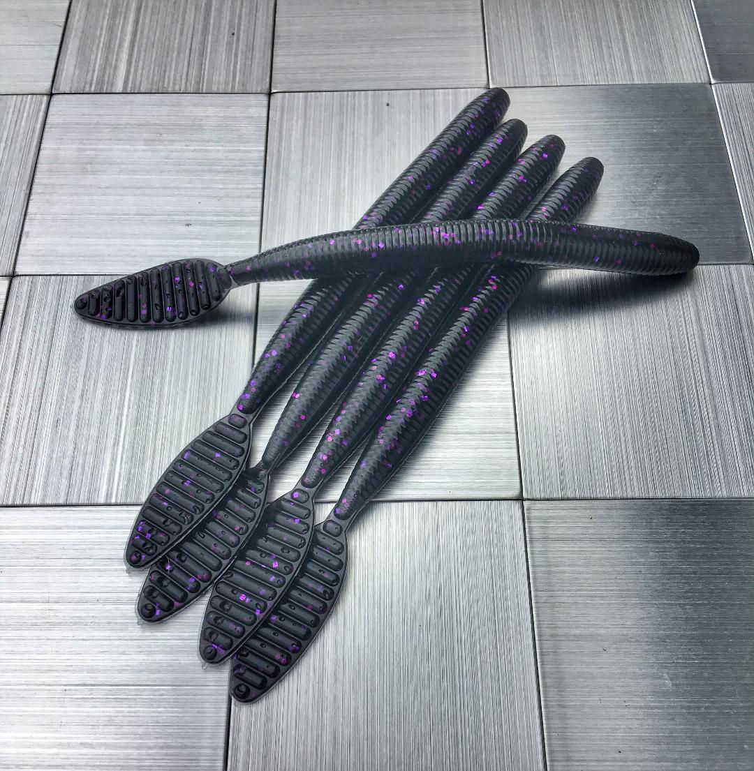 5" PADDLE TAILS - MIDNIGHT PURPLE