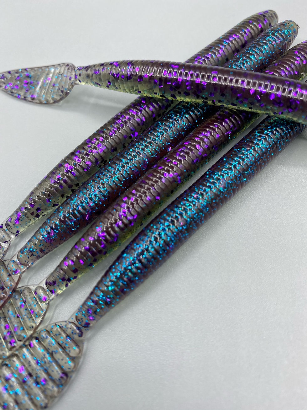 5" PADDLE TAILS LAMINATE SPRAYED GRASS Ramsey Baits