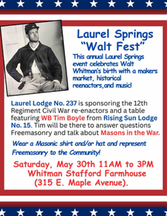 Laurel Springs "Walt Fest"