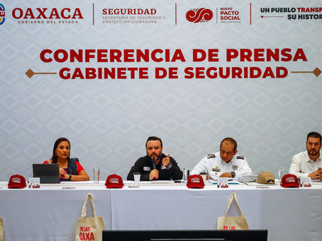 Trabaja SSPC por la transformación de Oaxaca, con paz y seguridad