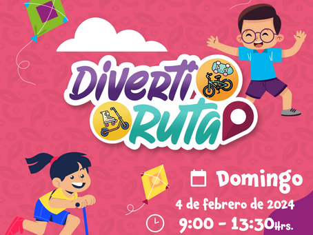 Asiste a décima tercera edición de la Diverti Ruta sobre la calzada Porfirio Díaz