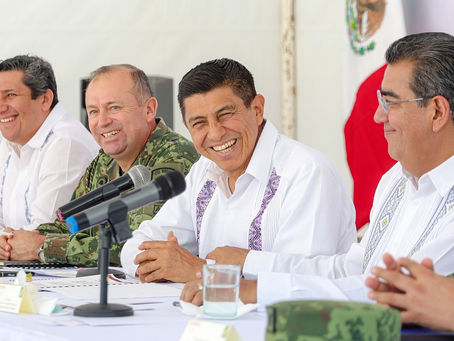 Oaxaca y Puebla fortalecerán la seguridad pública en zona limítrofe para garantizar paz y bienestar
