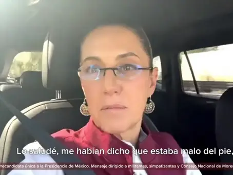 Advierte Sheinbaum que sus contrincantes ya empezaron con la "guerra sucia"