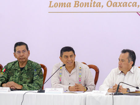 Oaxaca y Veracruz suman esfuerzos en materia de seguridad en zona limítrofe de ambos estados