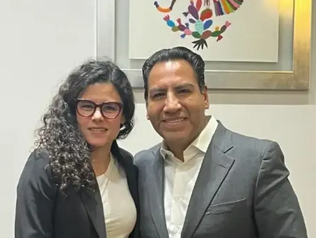 Titular de Segob alista reformas de AMLO con líder de senadores de Morena