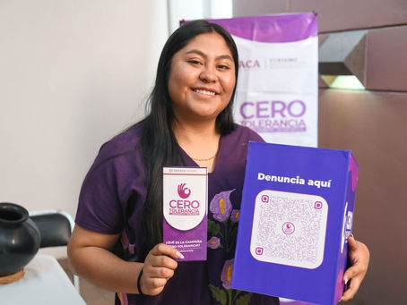 Se une Sectur Oaxaca a campaña Cero Tolerancia al hostigamiento y acoso sexual