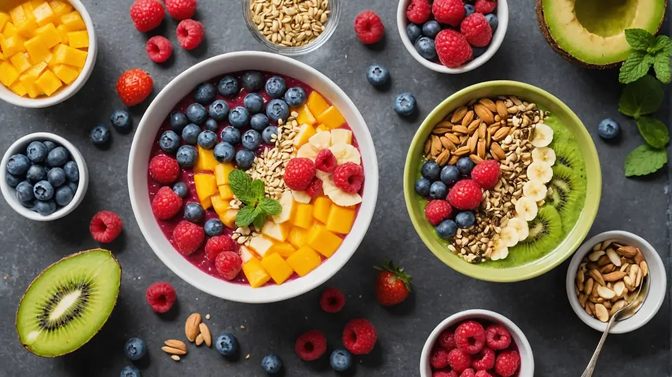 Ingredients for Smoothie Bowl