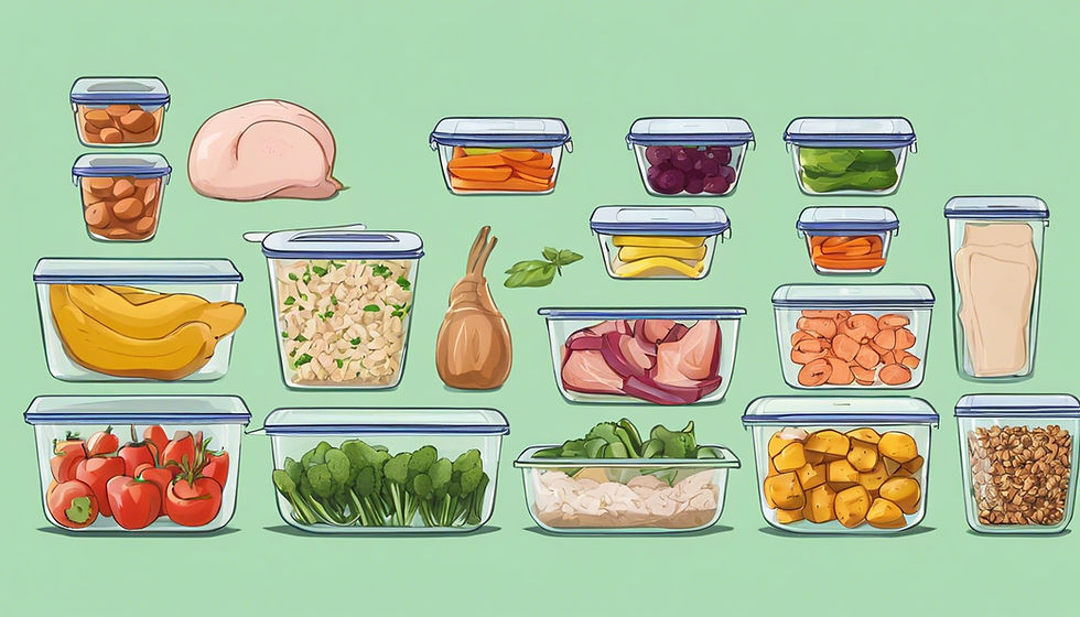 Healthy meal prep