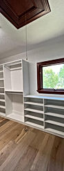 Closet with window