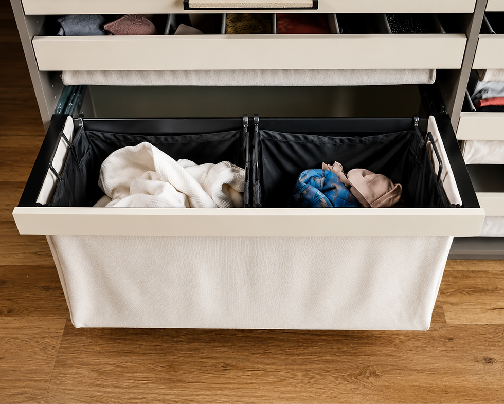 Maximize Space and Style with a Pull-Out Hamper for Your Closet