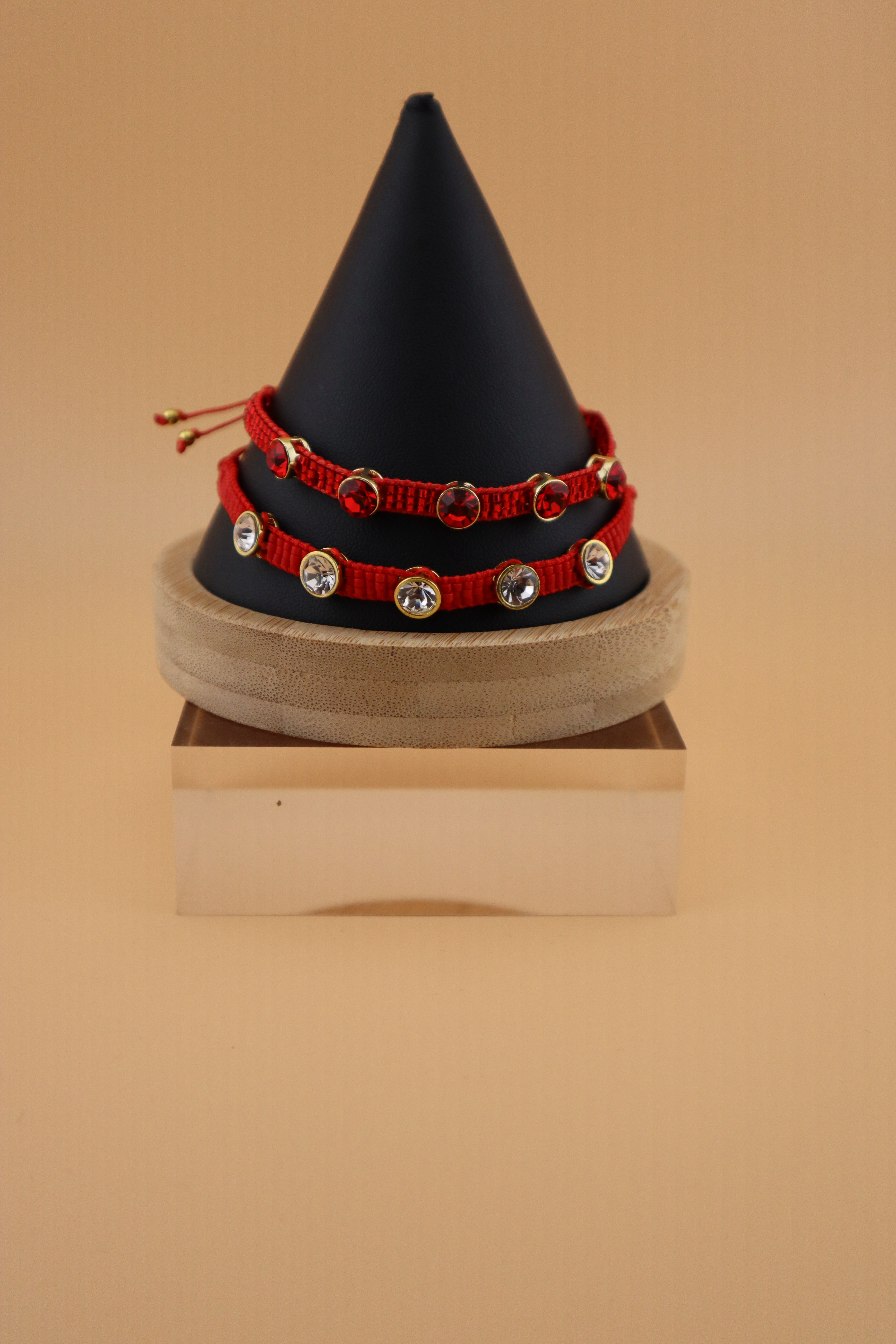 Miyuki crystal artisanal adjustable   bracelet