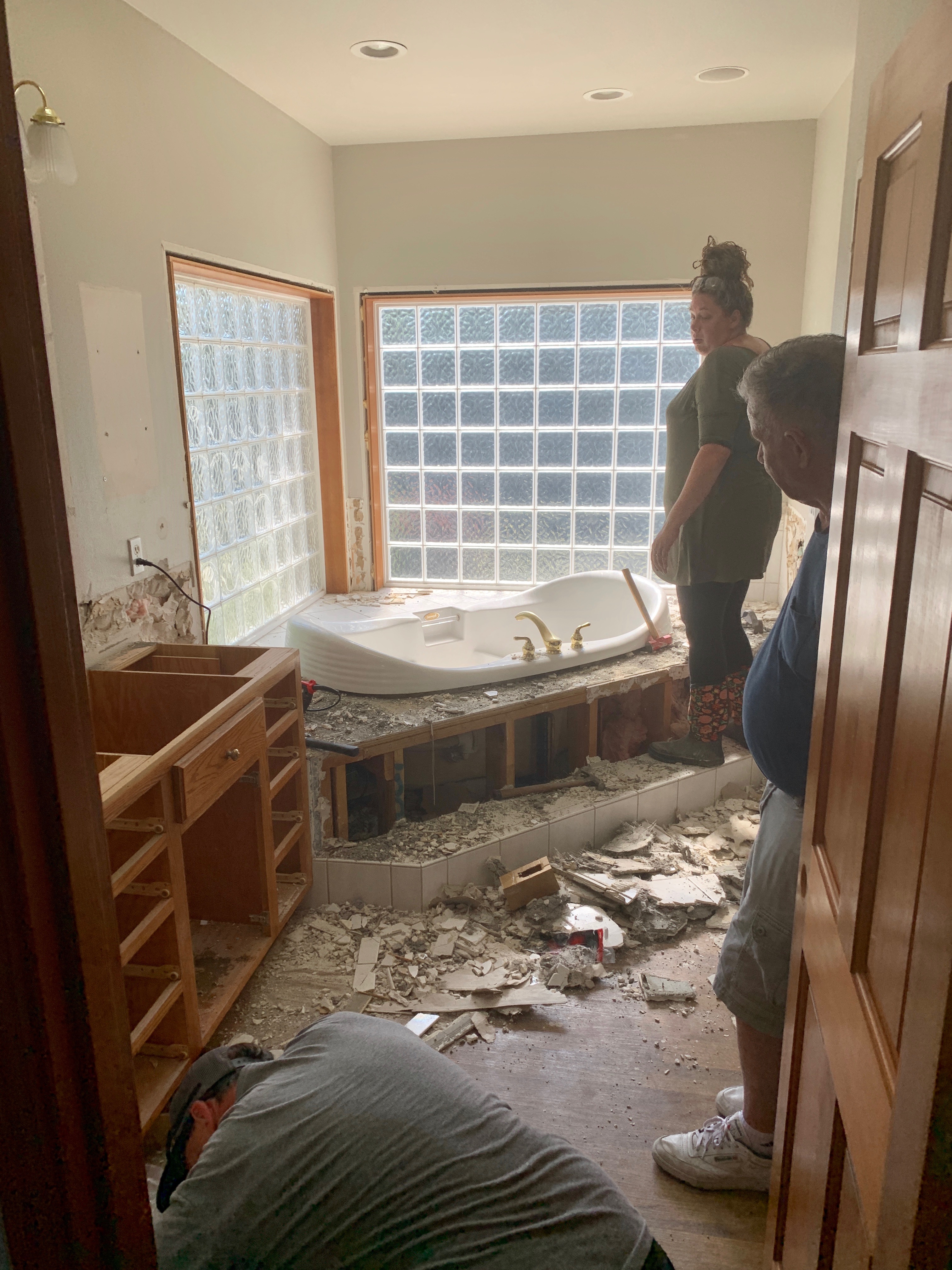 Two days with a sledge hammer