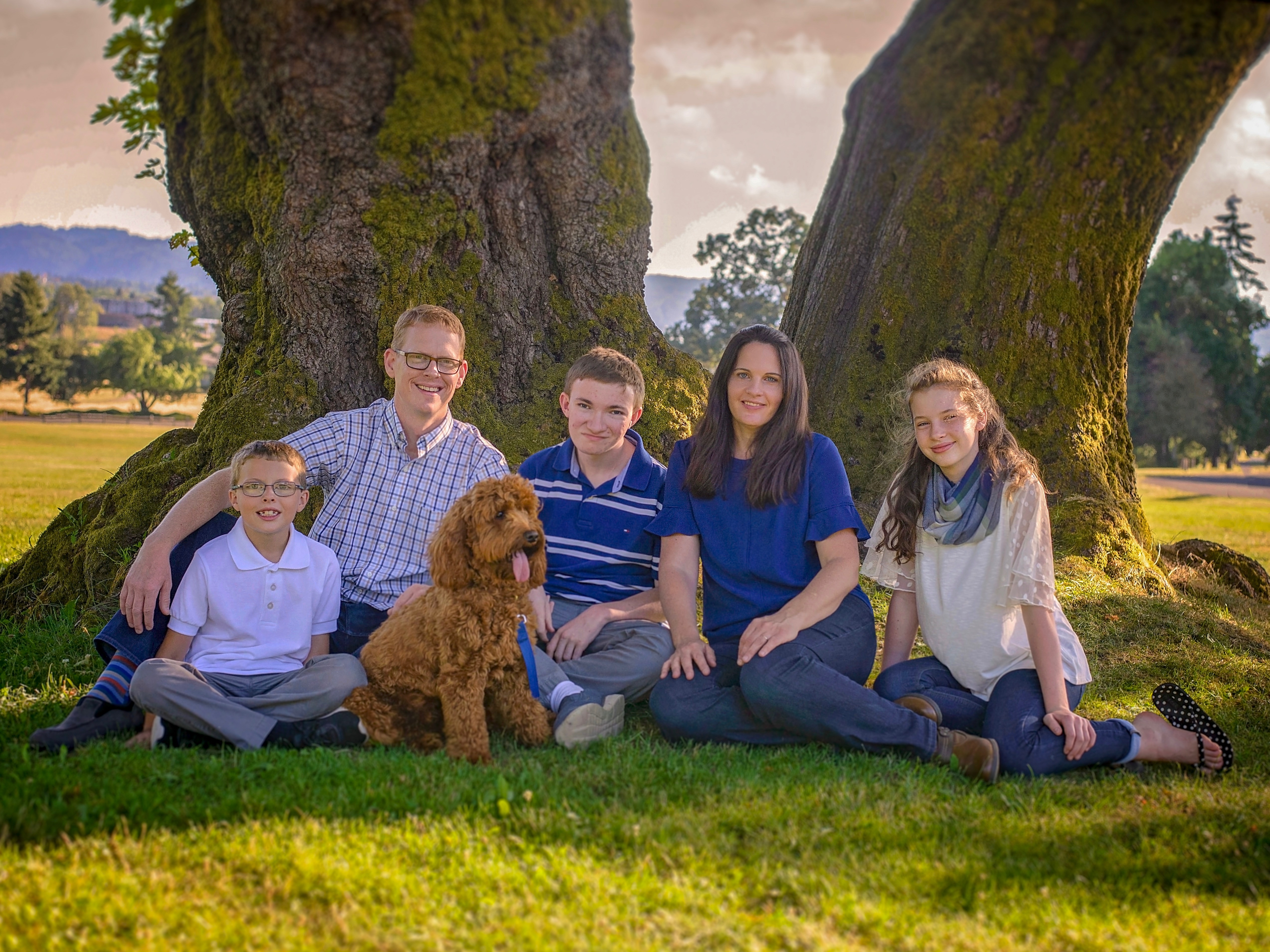 Vinnie & his guardian family ❤️