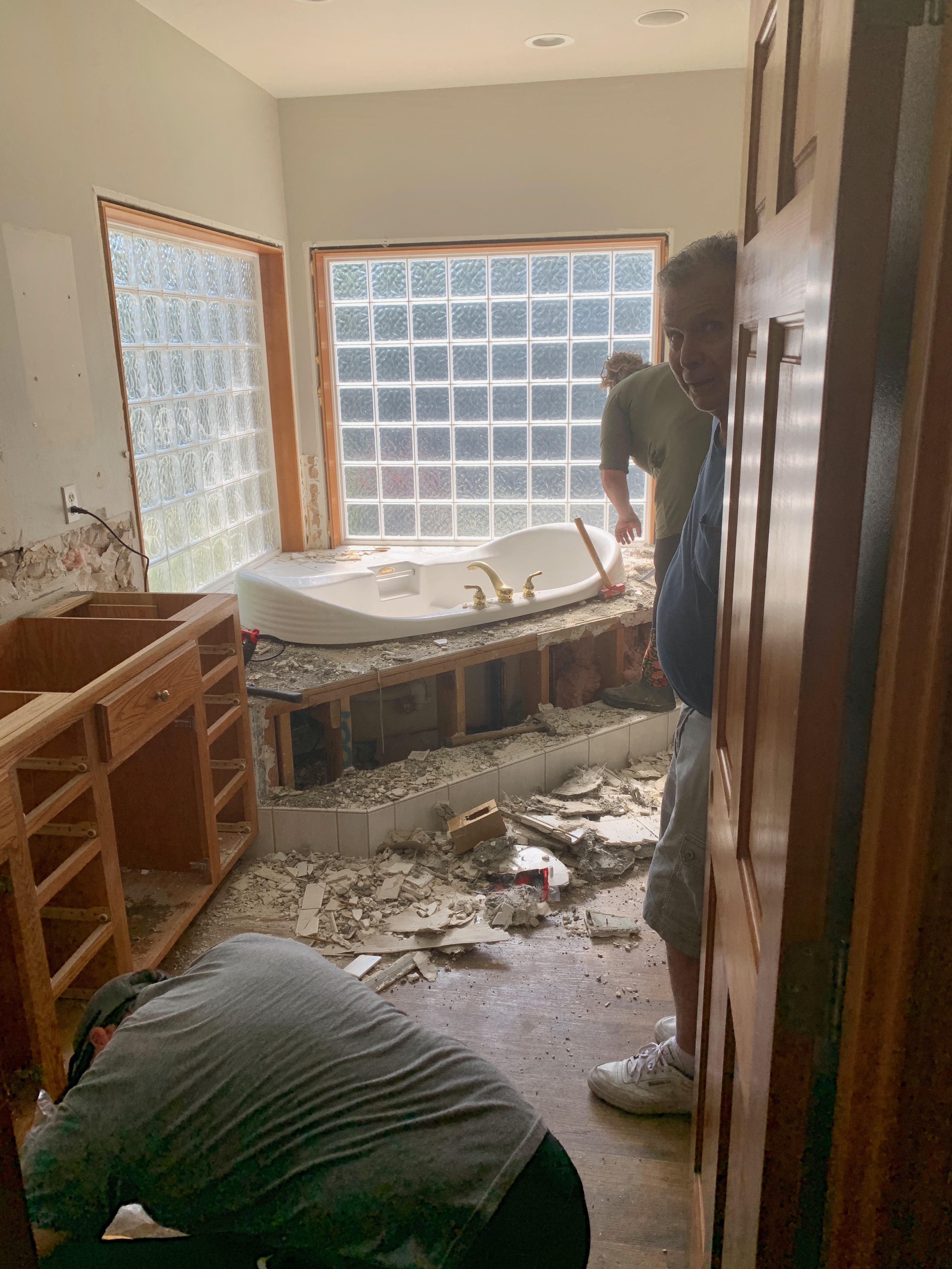 Who knew tile wouldn't break