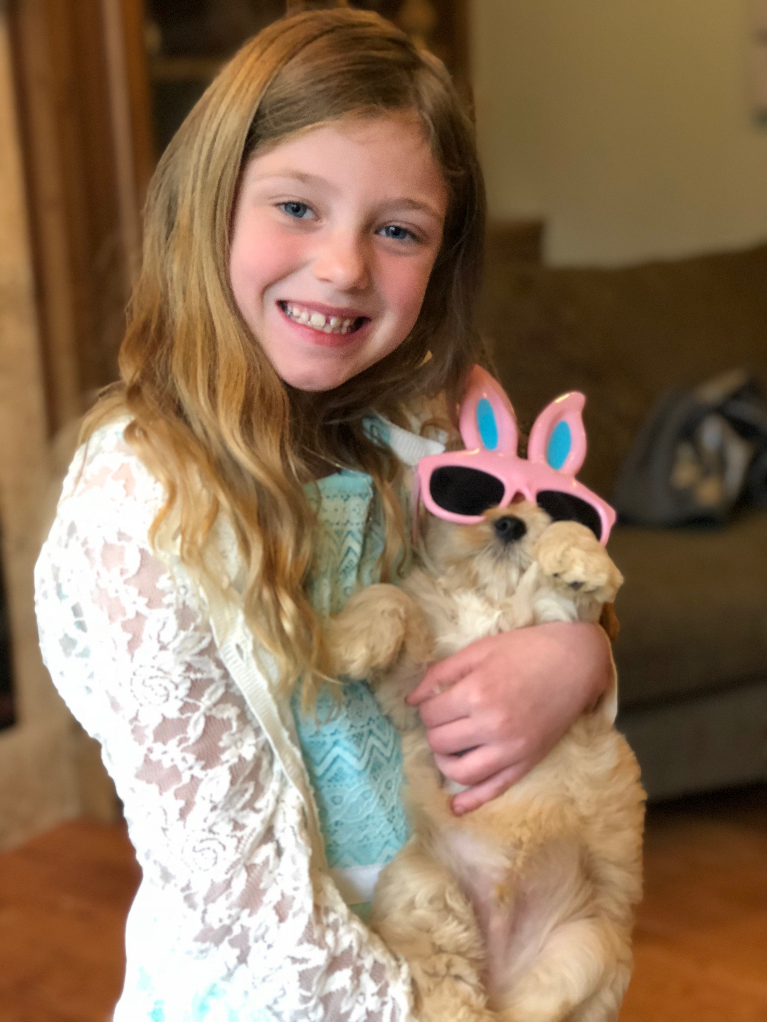 Becca & the Easter Puppy