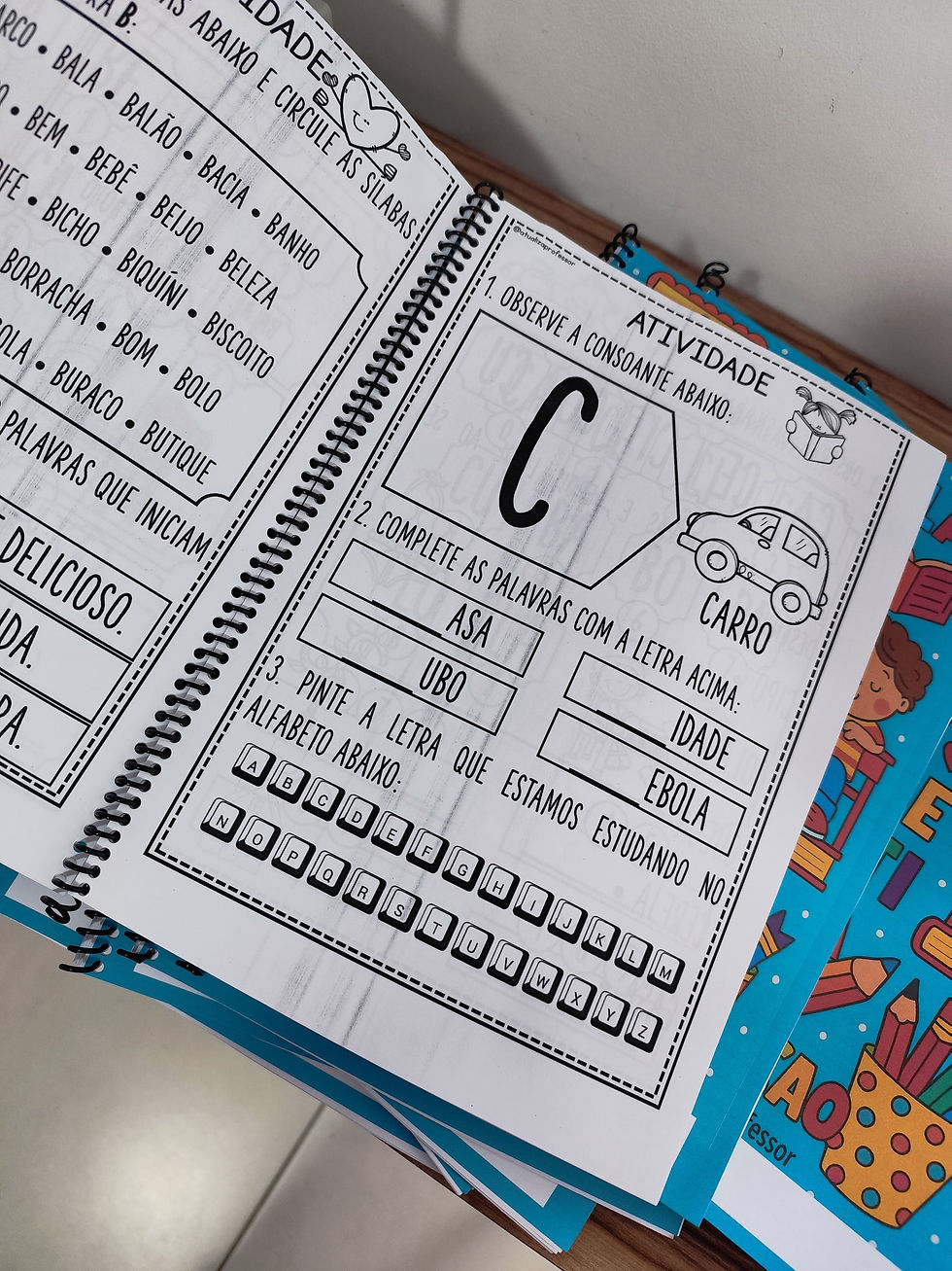 Miniatura: Apostila de alfabetização