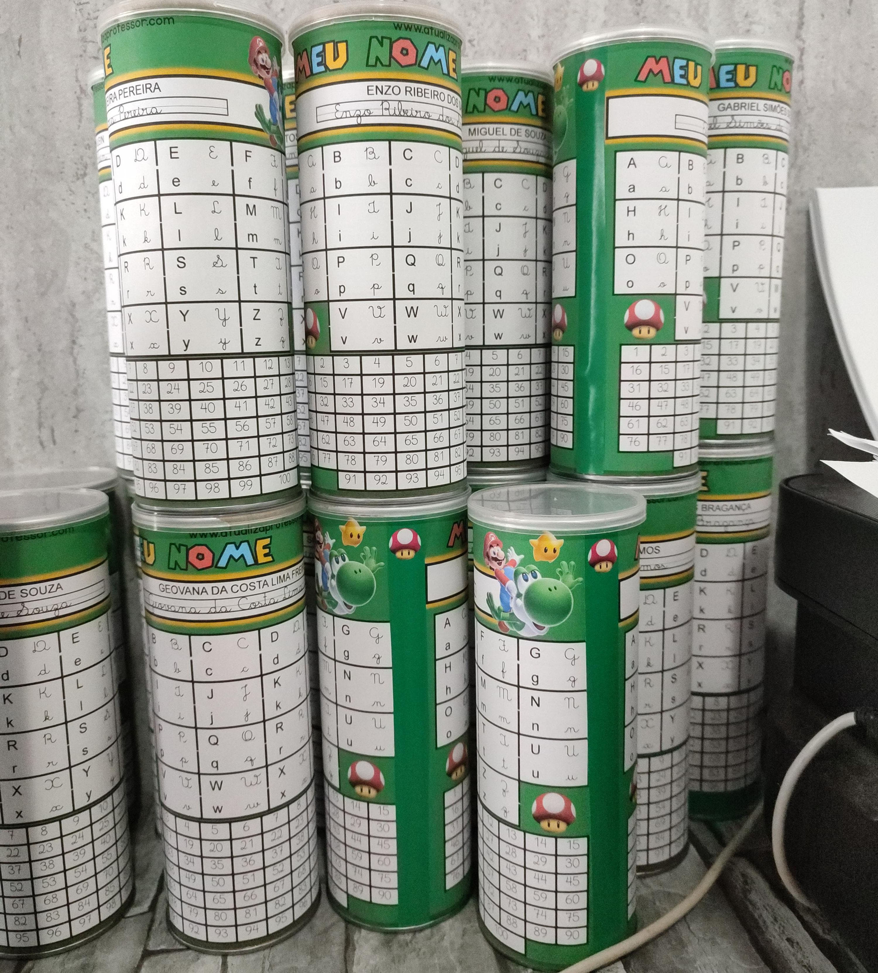 Decoração Pringles