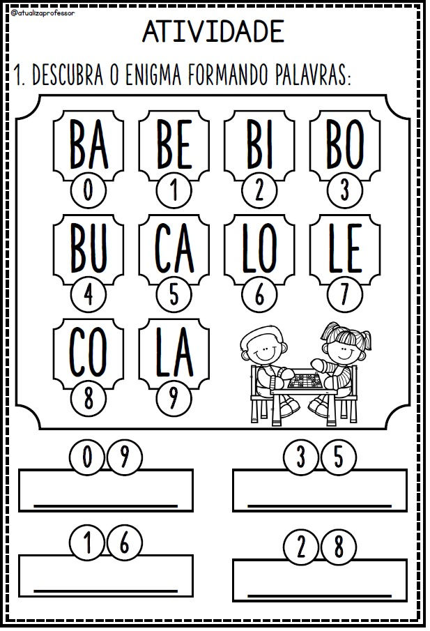 Miniatura: Apostila de alfabetização