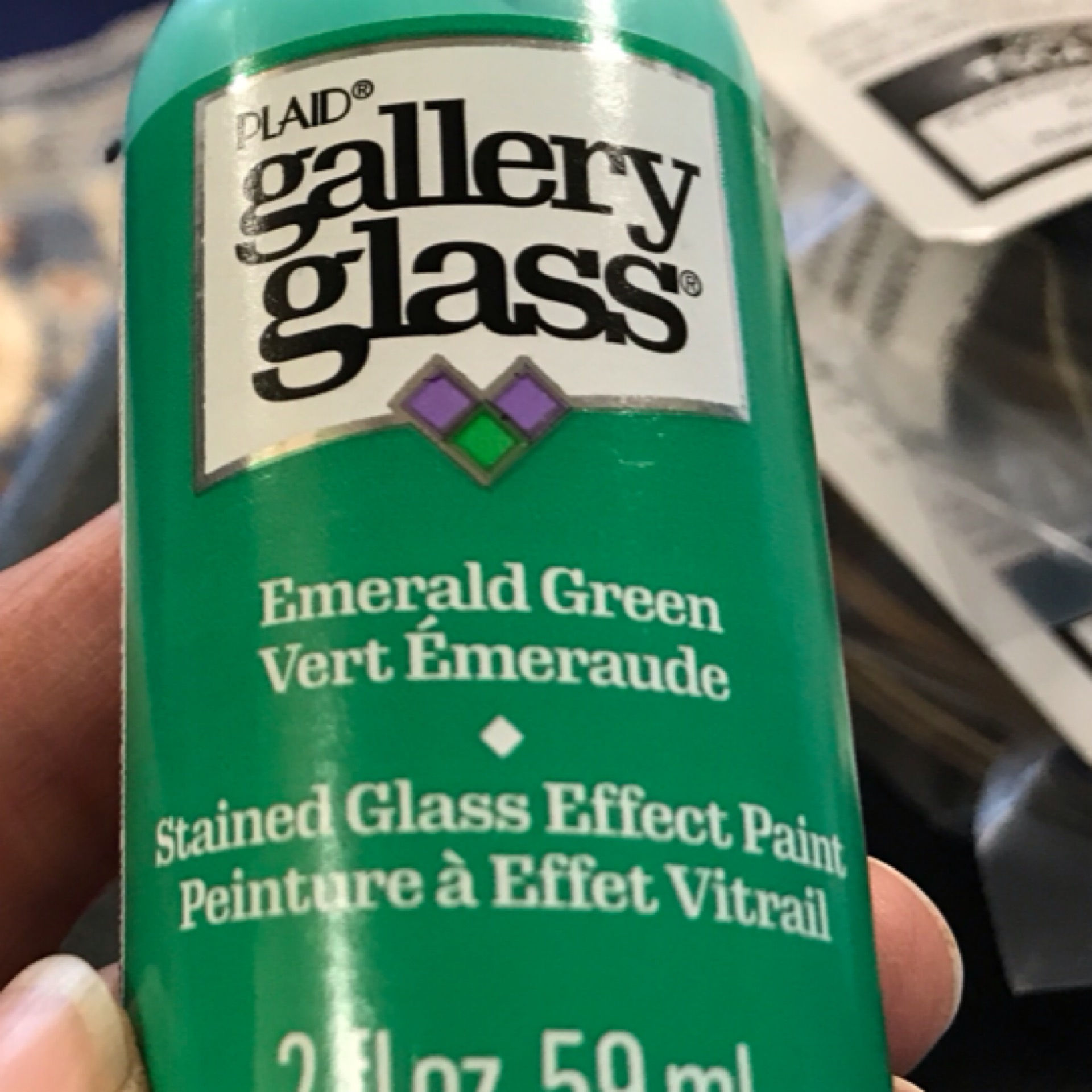 Gallery Glass Stained Glass Paint Emerald Green