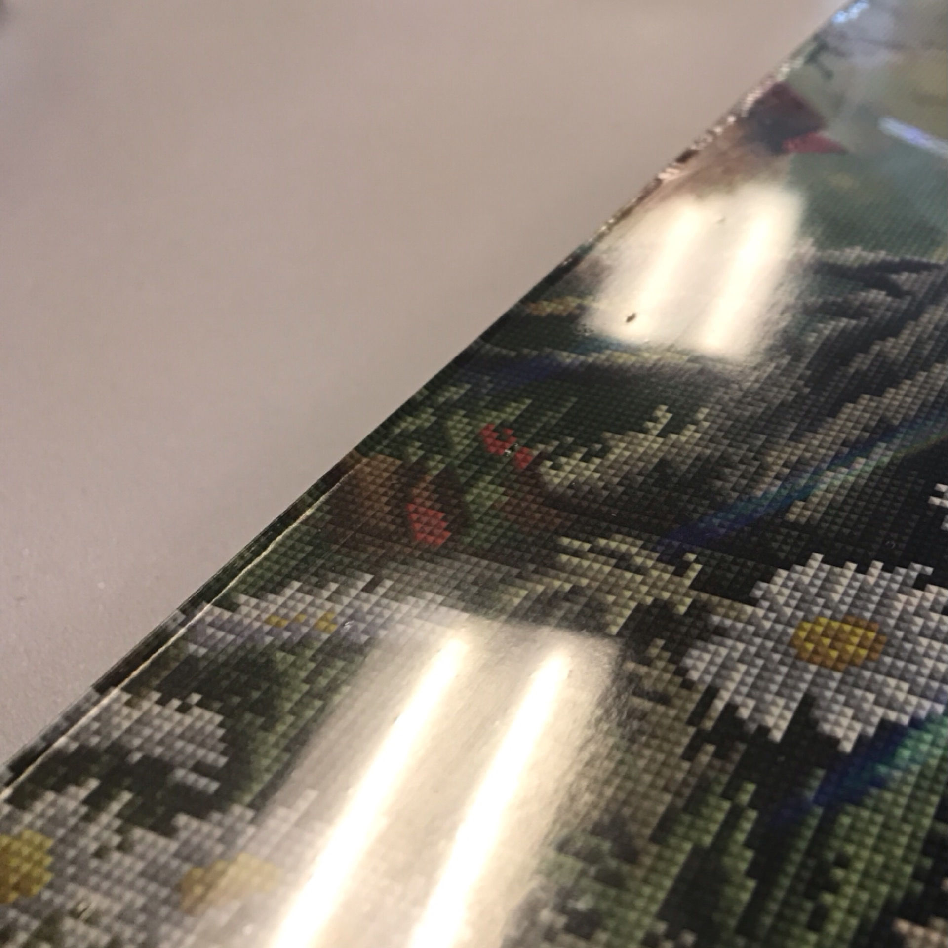 Diamond Art Golden Light cardinals