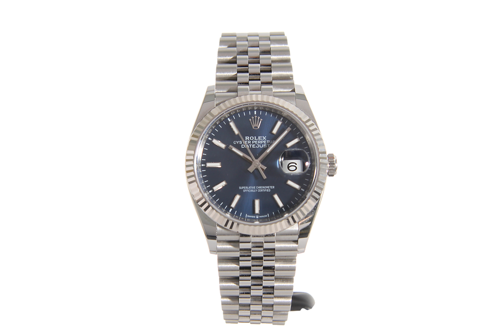 Rolex Datejust 36 126234 Blue Dial Jubilee 2024 Monaco front