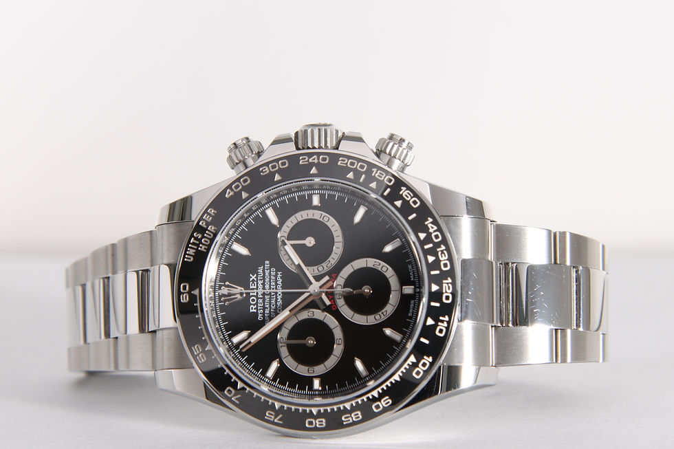 Miniature : Rolex Daytona 126500LN Black Dial Full Set 2024 Monaco sideways