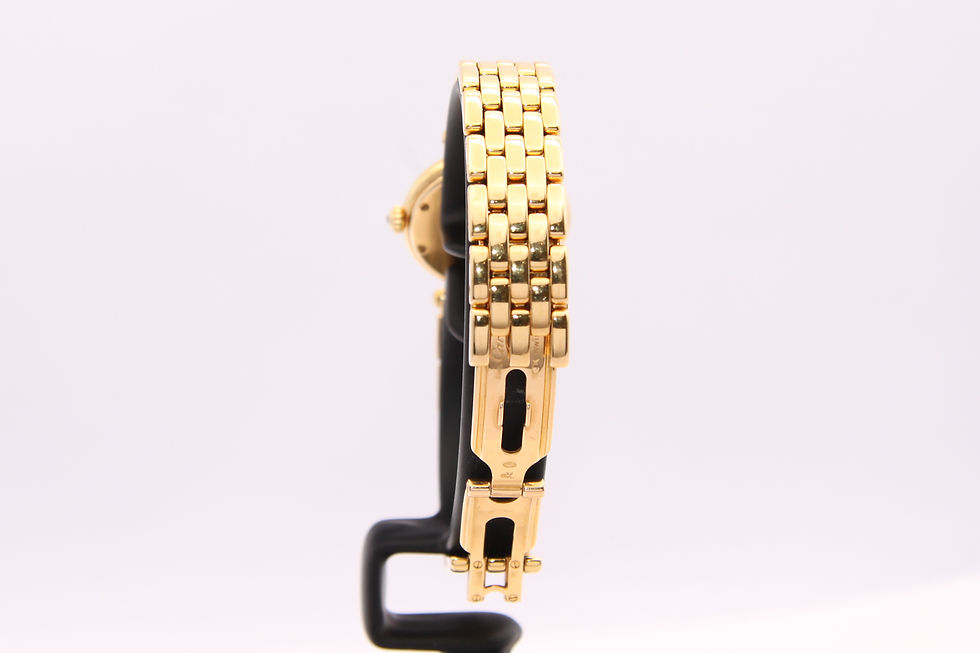 Miniatura: Cartier Panthère Yellow Gold Diamond Bezel Monaco bracelet