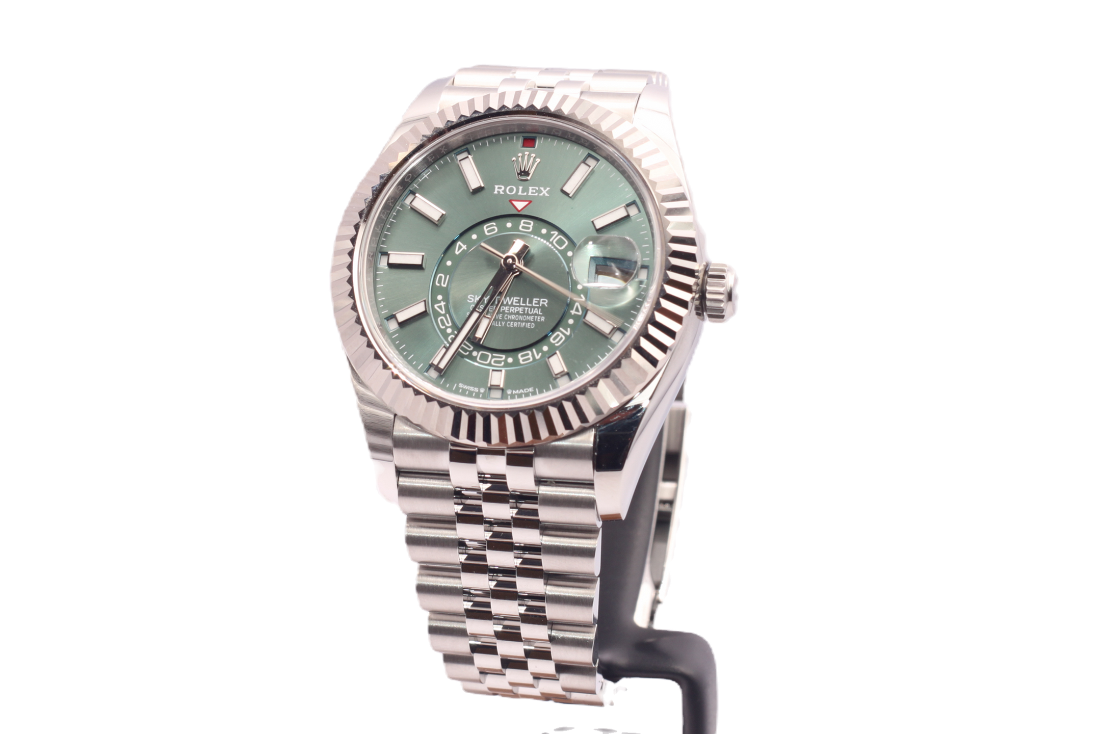 Rolex Sky-Dweller Green Dial Jubilee 2025 Monaco front
