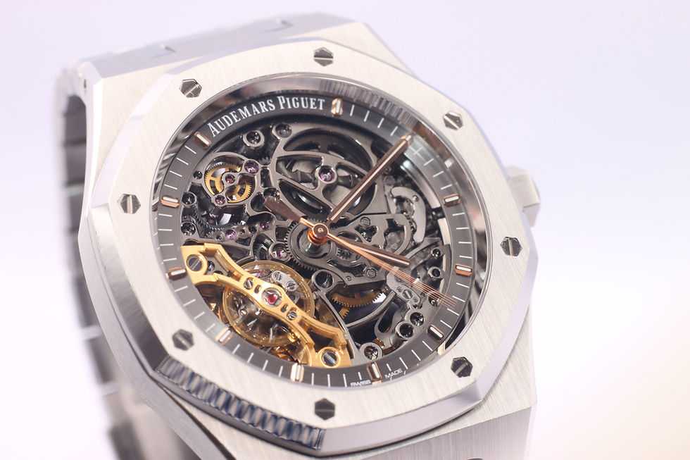 Audemars Piguet Royal Oak Openworked Double Balance 15407ST 2021 Monaco movement