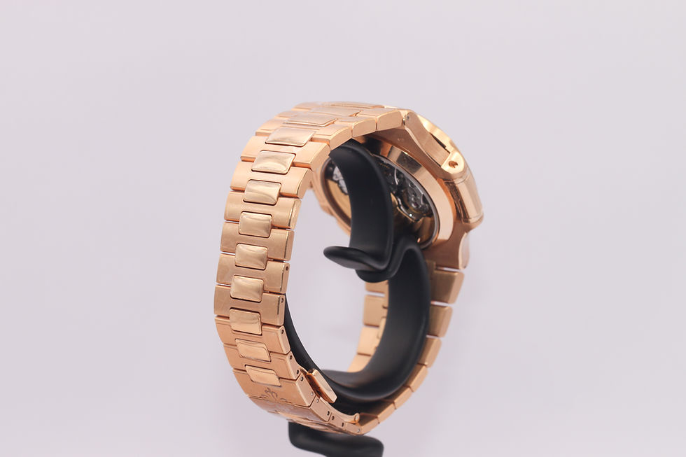 Miniatura: Patek Philippe Nautilus Chronograph 5980R Rose Gold 2021 Monaco side