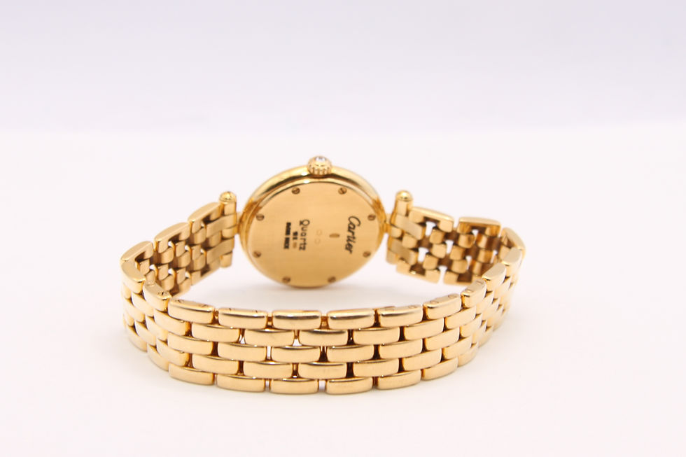 Miniatura: Cartier Panthère Yellow Gold Diamond Bezel Monaco back