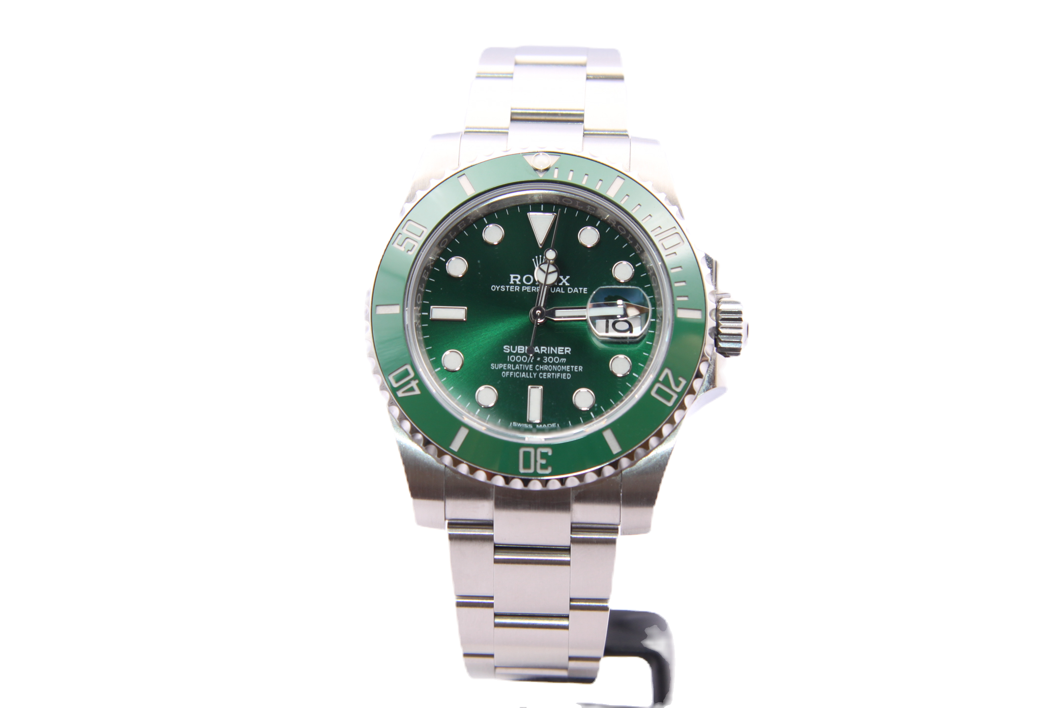 Rolex Submariner Date Hulk 116610LV Full Set 2019 Monaco front