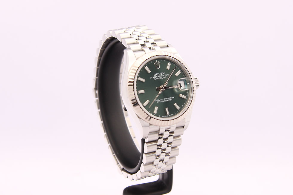 Miniatura: Rolex Datejust 31 278274 Mint Green Dial Jubilee Full Set 2021 Monaco back