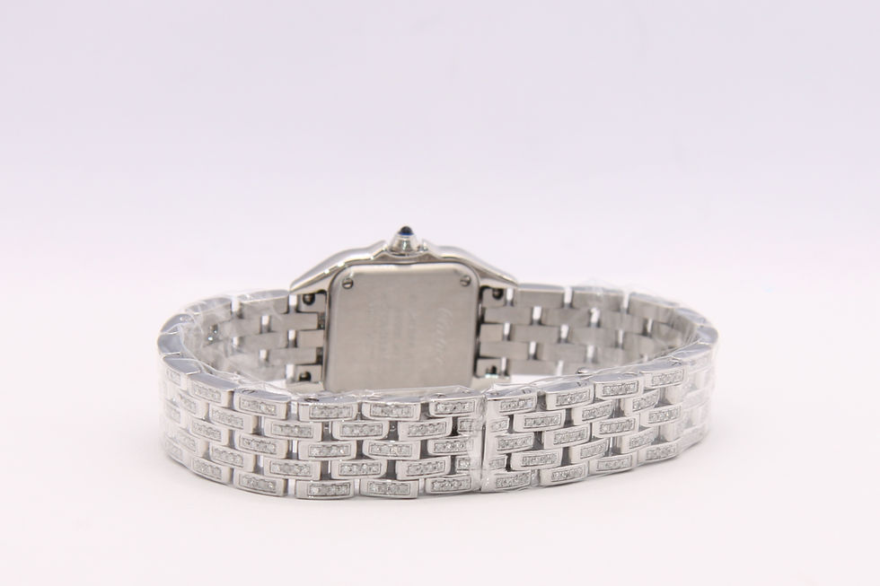 Miniature : Cartier Panthère Small Iced Out Diamond WSPN0006 Full Set 2026 Monaco clasp