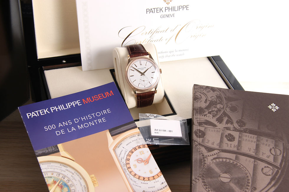 Miniature : Patek Philippe Calatrava 6119R-001 Full Set 2025 Monaco fullset