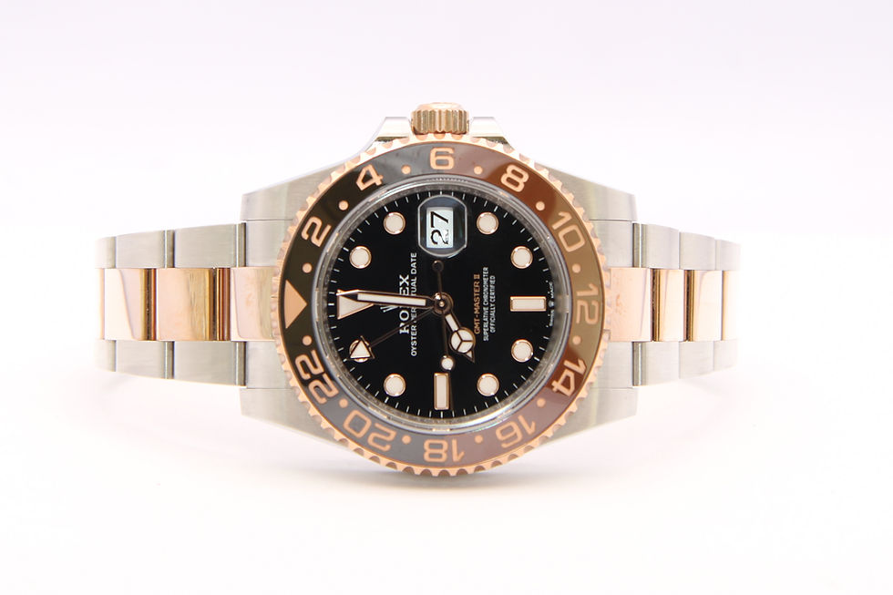 Miniatura: Rolex GMT-Master II Rootbeer 126711CHNR Unworn Full Set 2022 Monaco sideways