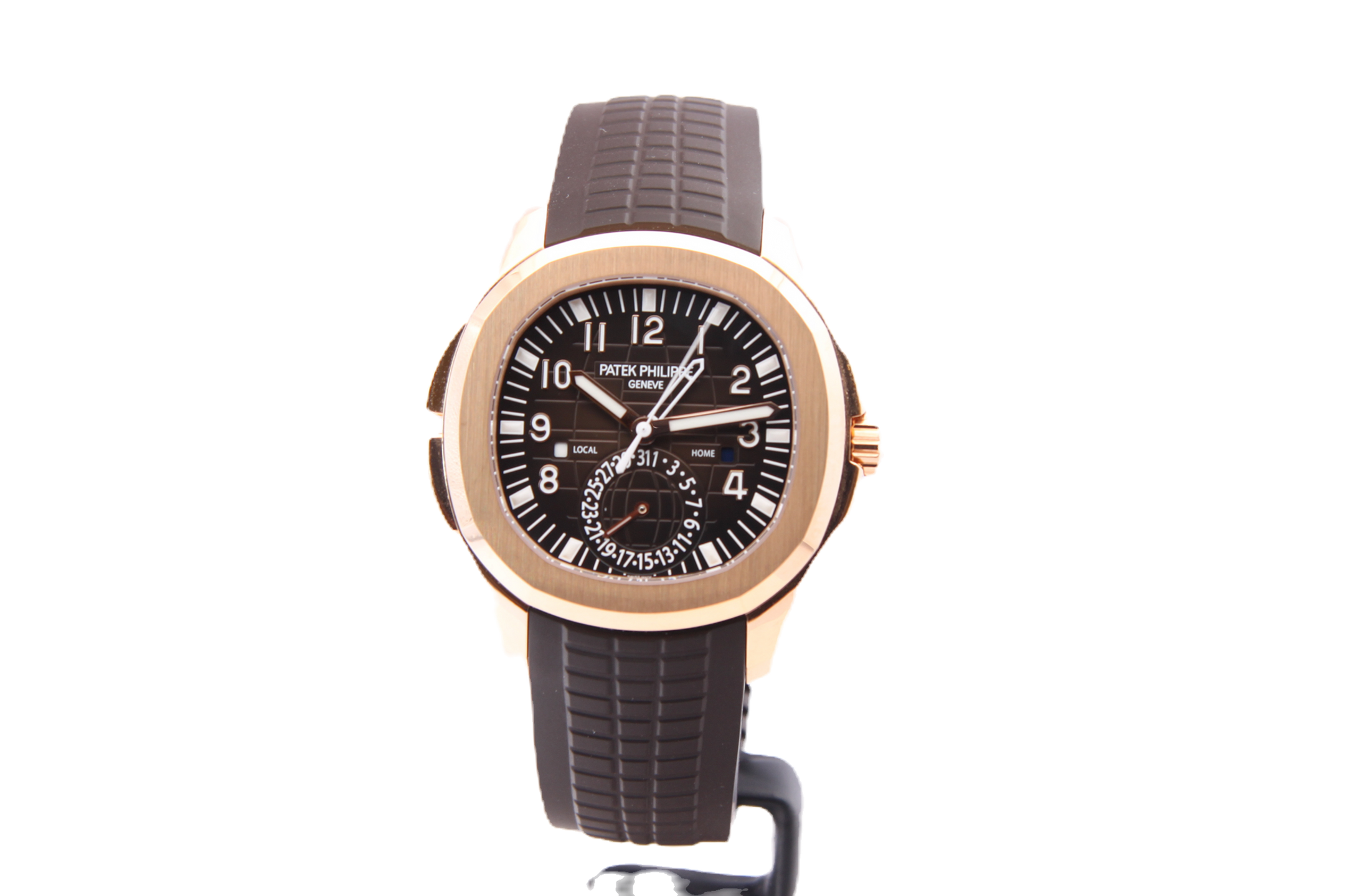 Patek Philippe Aquanaut Travel Time 5164R Full Set 2019 Monaco front